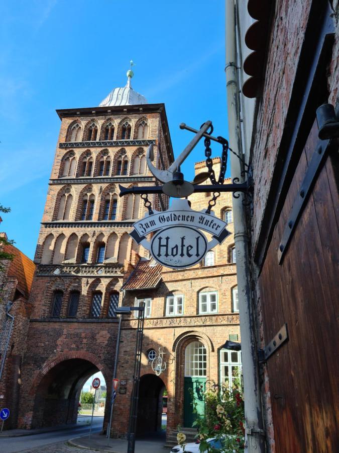 Altstadthotel Zum Goldenen Anker Lübeck Exteriér fotografie